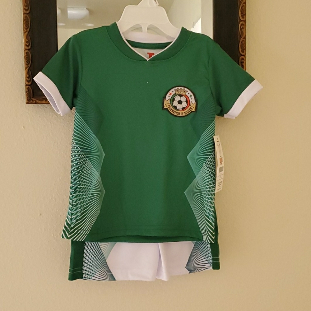 Toddler soccer outfit